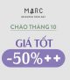 Chào tháng 10-Giá tốt giảm 50%